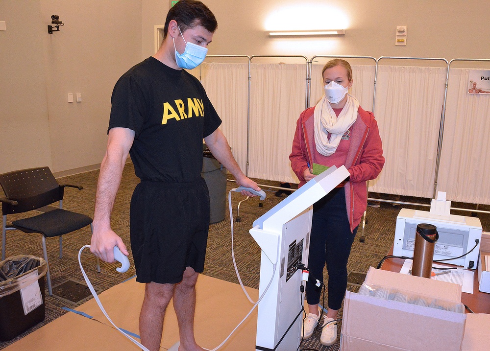 Body composition study makes stop at Fort Lee