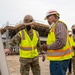 USACE commanding general views construction of UOQ buildings