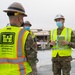 USACE commanding general views construction of UOQ buildings