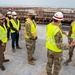 USACE commanding general views construction of UOQ buildings