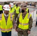 USACE commanding general views construction of UOQ buildings