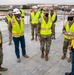 USACE commanding general views construction of UOQ buildings