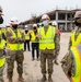 USACE commanding general views construction of UOQ buildings