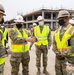 USACE commanding general views construction of UOQ buildings