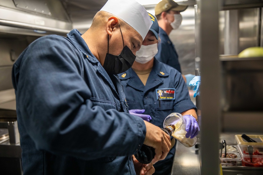 USS Milwaukee Holds Ice Cream Social