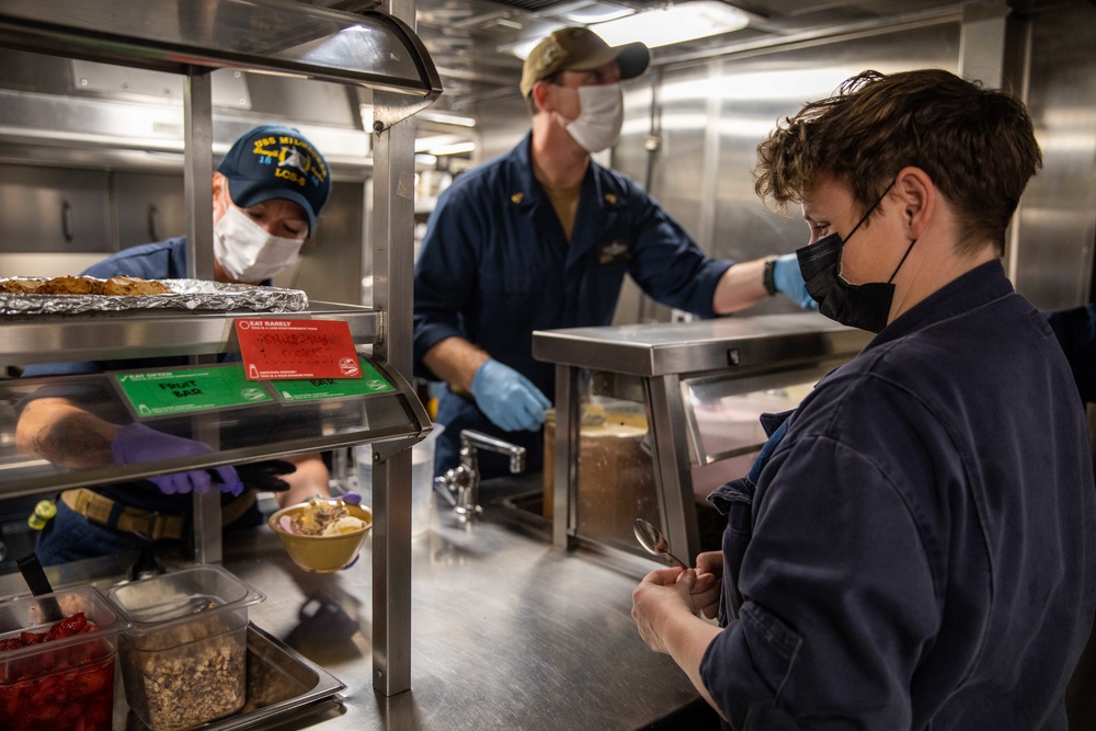 USS Milwaukee Holds Ice Cream Social