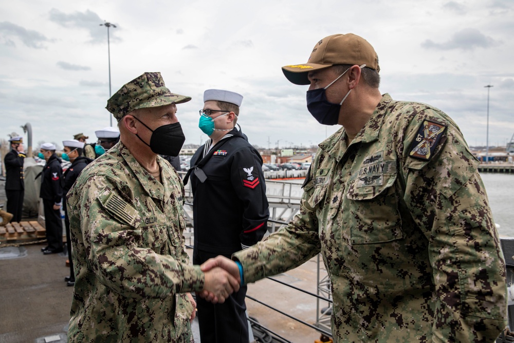 CNO Gilday and MCPON Smith Visit Naval Station Norfolk