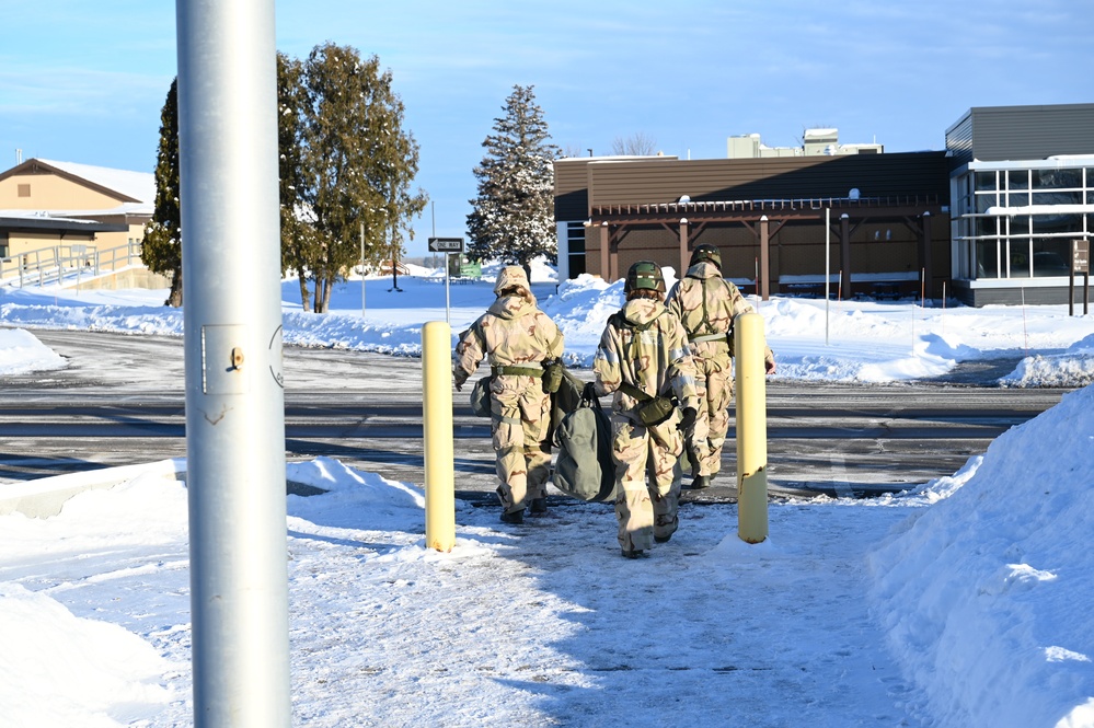 174th Attack Wing Members Participate in Exercise at Base