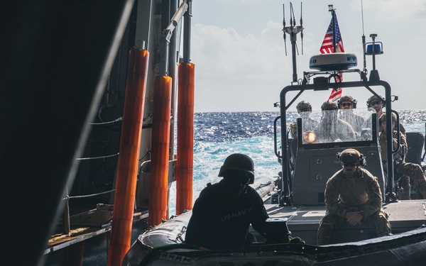USS Billings Conducts Small Boat (RHIB) Operations