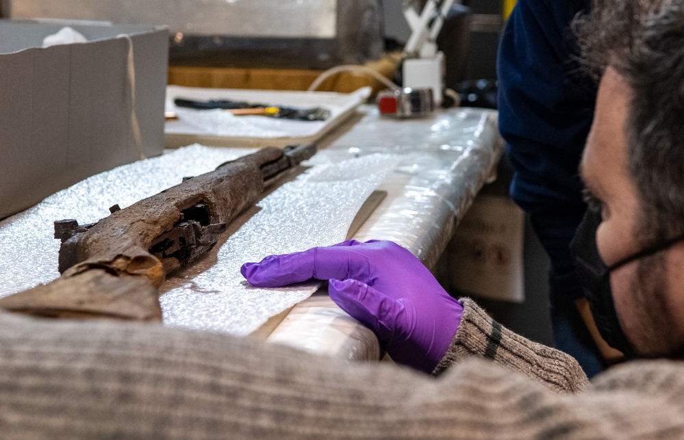 NHHC Completes Conservation of WWII M1 Garand Rifle