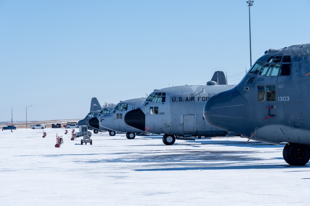 Winter weather pauses technical, pilot training
