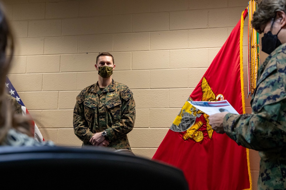 2nd Dental Battalion officer earns Lieutenant Junior Grade Weedon E. Osborne Award