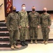 Lt. Cmdr. James Hawkins from NNL&amp;PDC with the Triad at Marines Headquarters Battalion, Quantico.