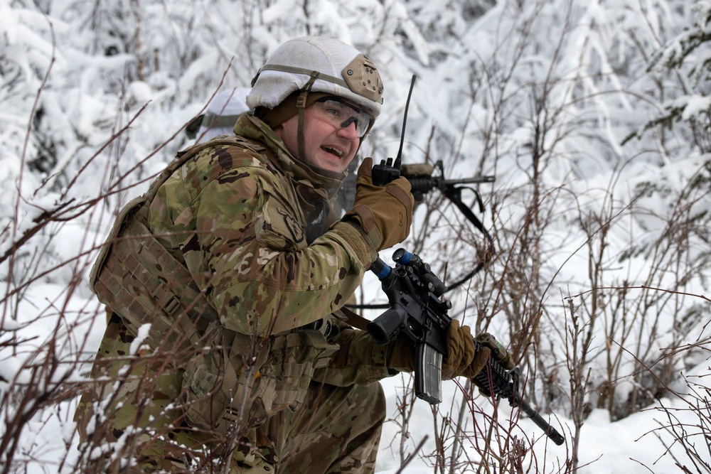 'Denali’ paratroopers conduct squad live-fire training