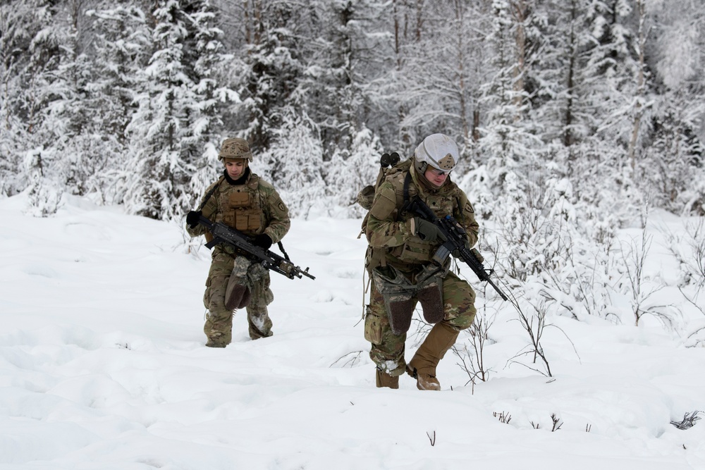 'Denali’ paratroopers conduct squad live-fire training