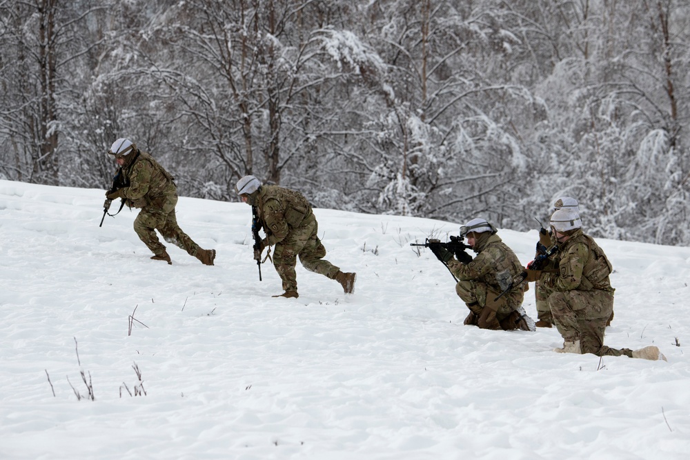 'Denali’ paratroopers conduct squad live-fire training