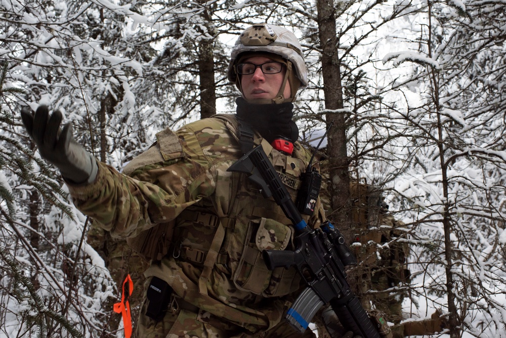 'Denali’ paratroopers conduct squad live-fire training