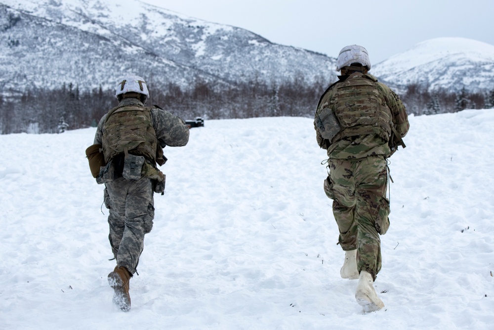 'Denali’ paratroopers conduct squad live-fire training