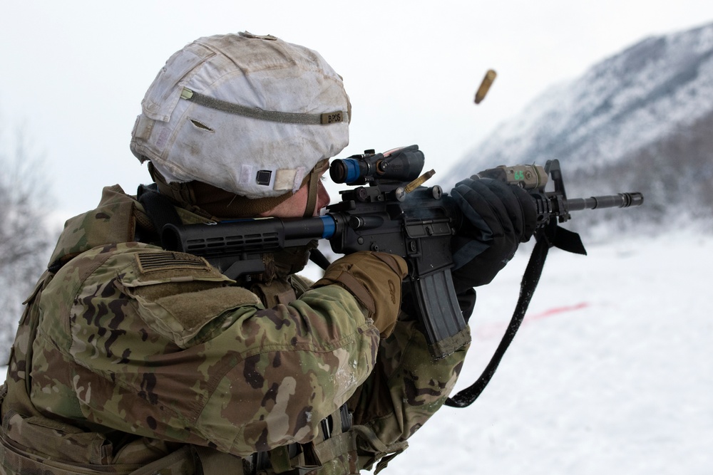'Denali’ paratroopers conduct squad live-fire training