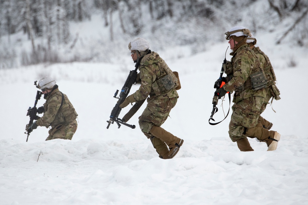 'Denali’ paratroopers conduct squad live-fire training