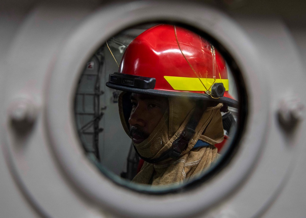 Gridley conducts a flooding drill