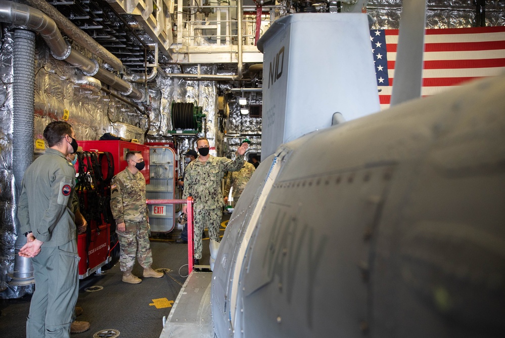 USS Tulsa Hosts Tour for Army I Corps