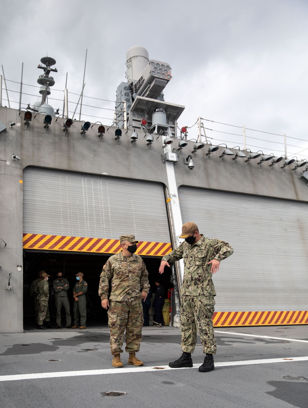 USS Tulsa Hosts Tour for Army I Corps