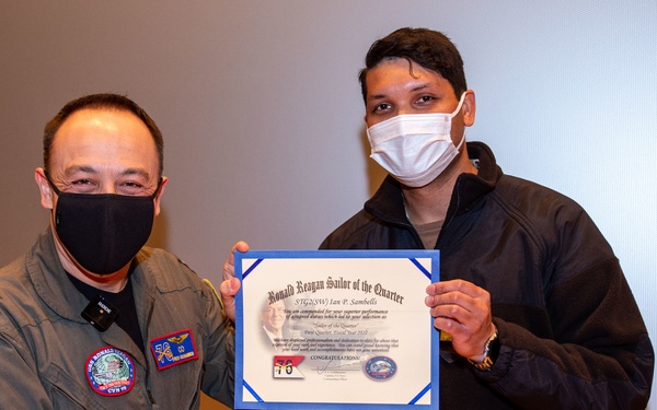 USS Ronald Reagan (CVN 76) Sailors of the Quarter