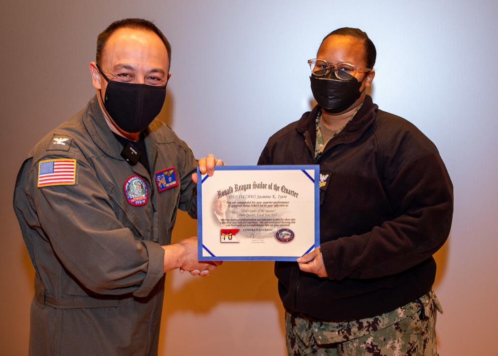 USS Ronald Reagan (CVN 76) Sailors of the Quarter