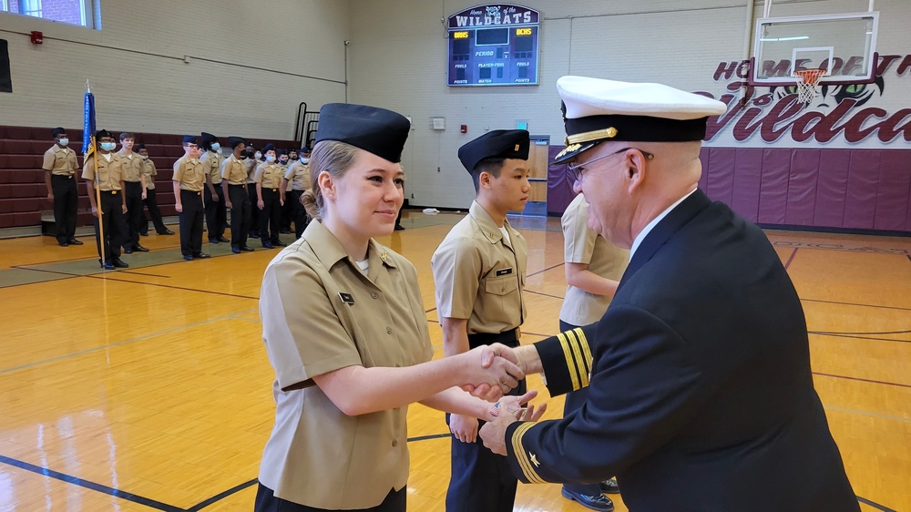 BRHS NJROTC Annual Military Inspection