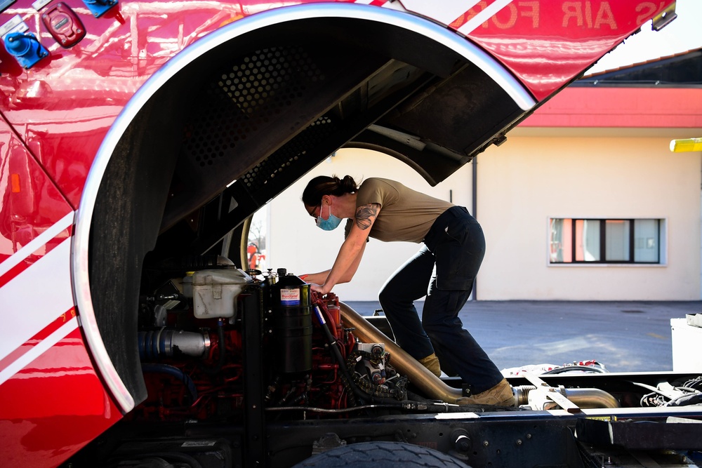 Aviano fire truck maintainers sustain readiness