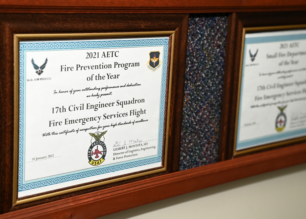 Goodfellow AFB Fire Department Rocks AETC Awards