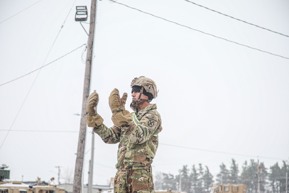 Falcon Soldiers conduct Railhead Ops