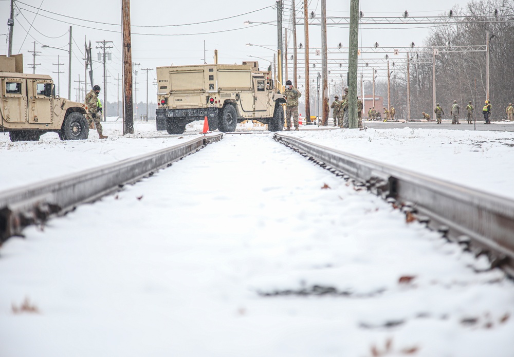 Falcon Soldiers conduct Railhead Ops