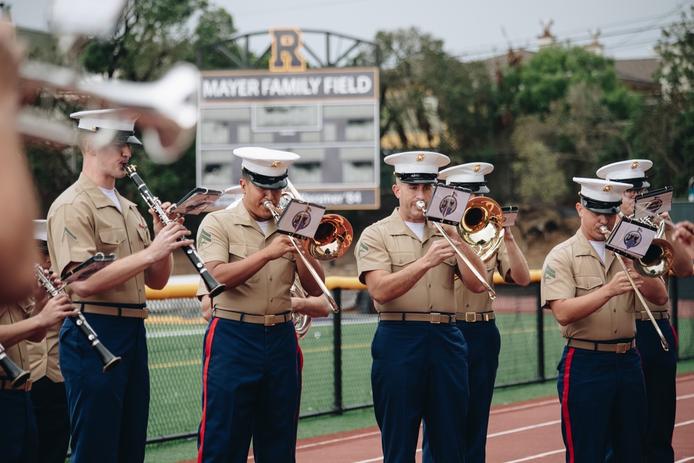 RS San Francisco: 1st Marine Division Band visits Archbishop Riordan High School