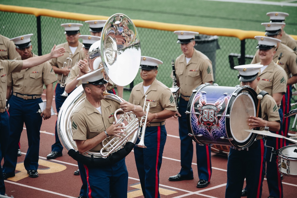 RS San Francisco: 1st Marine Division Band visits Archbishop Riordan High School