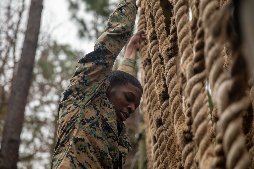 Lance Corporal Seminar takes on the Confidence Course