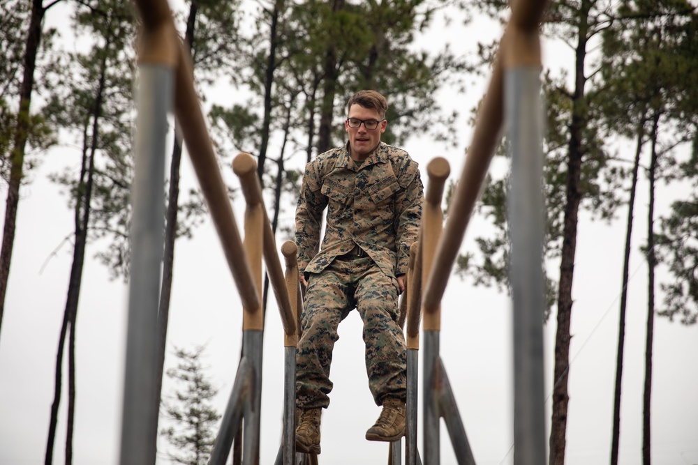 Lance Corporal Seminar takes on the Confidence Course