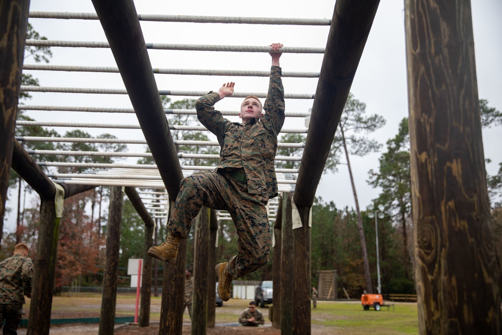 Lance Corporal Seminar takes on the Confidence Course