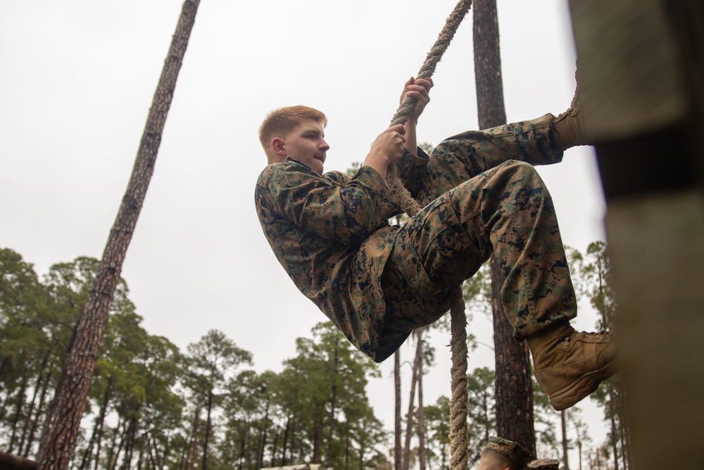 Lance Corporal Seminar takes on the Confidence Course