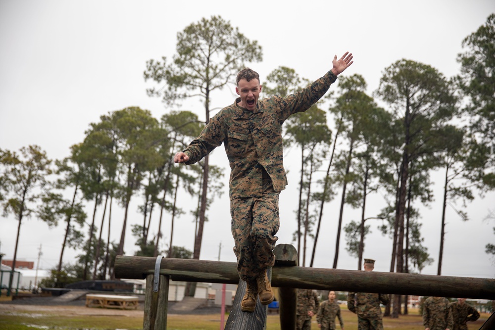 Lance Corporal Seminar takes on the Confidence Course