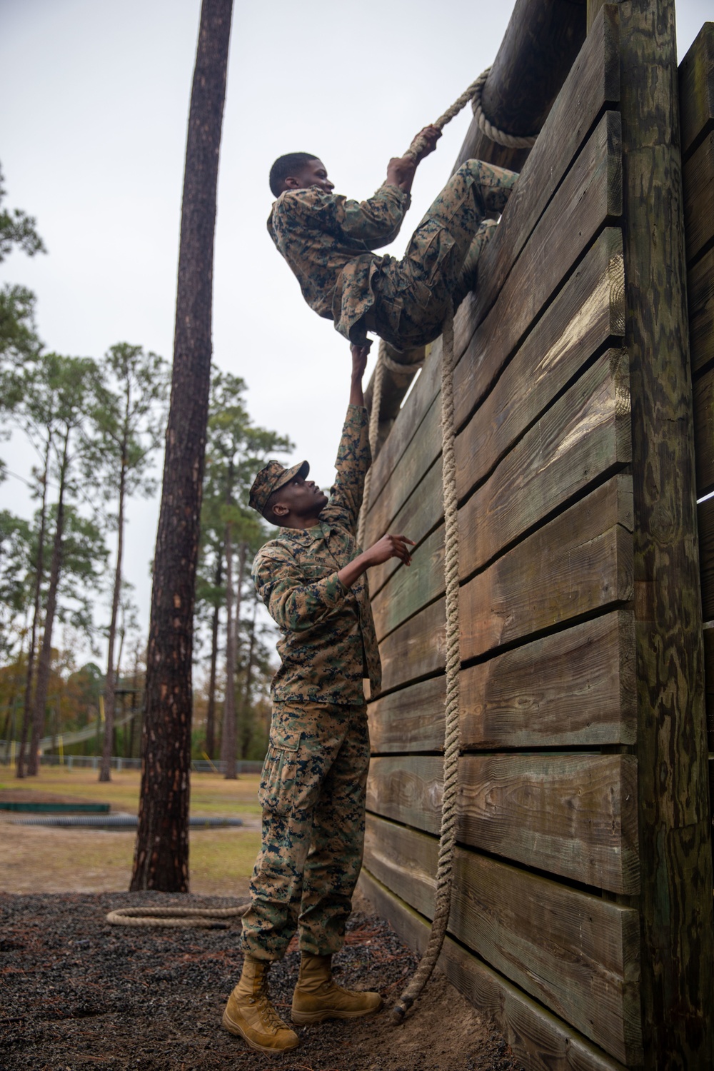 Lance Corporal Seminar takes on the Confidence Course