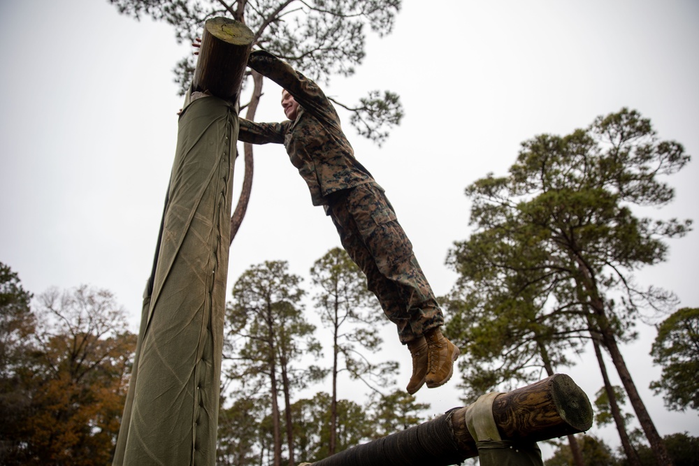 Lance Corporal Seminar takes on the Confidence Course