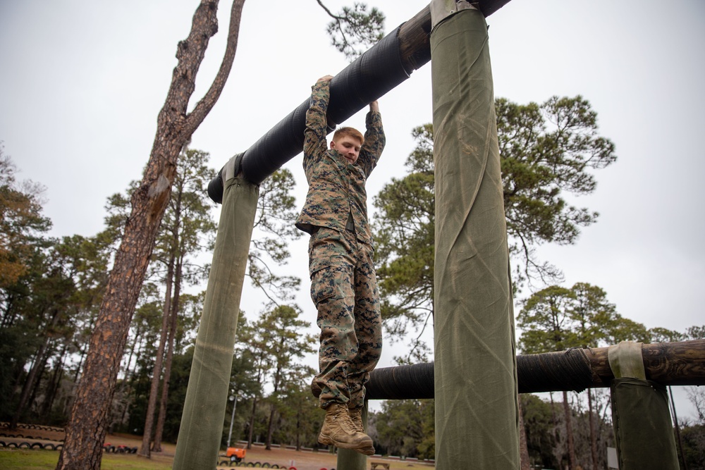 Lance Corporal Seminar takes on the Confidence Course