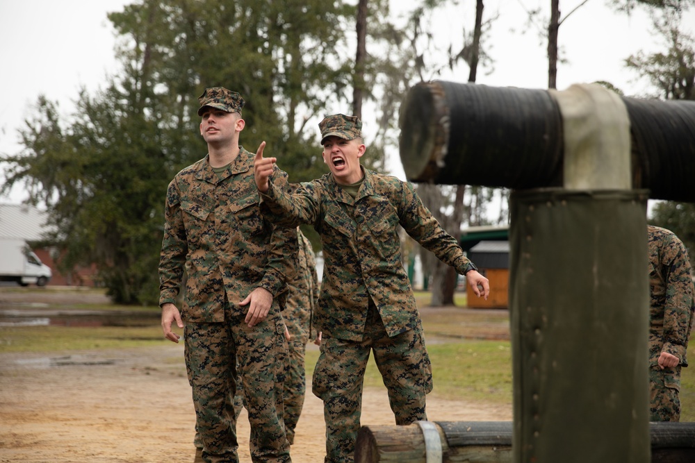 Lance Corporal Seminar takes on the Confidence Course