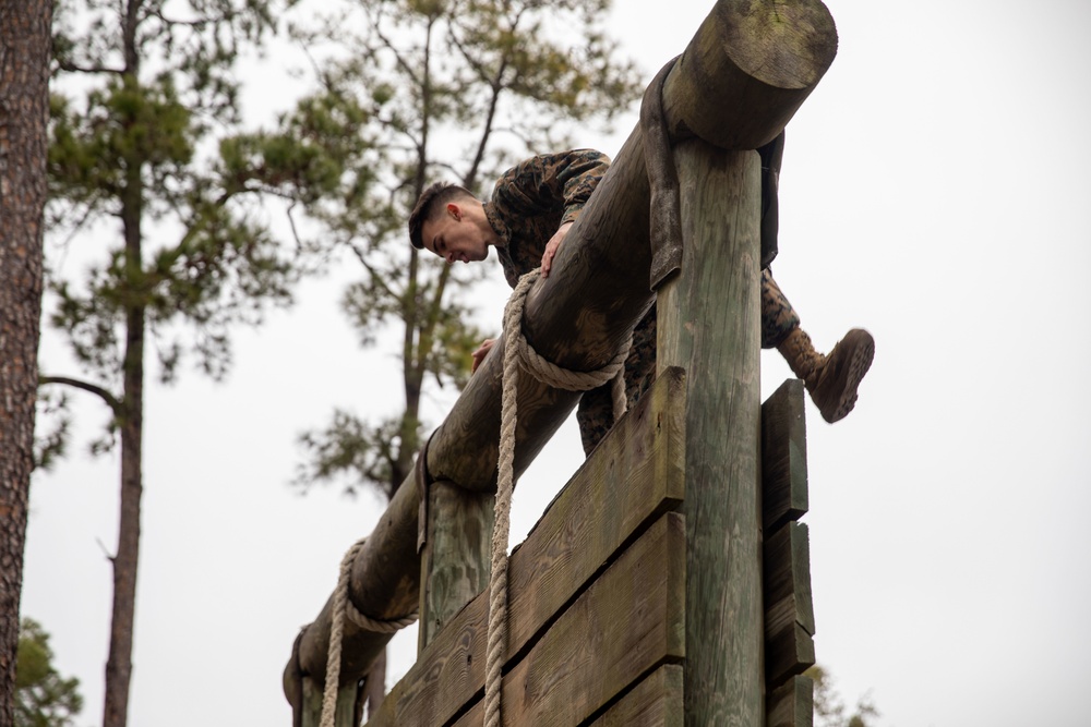 Lance Corporal Seminar takes on the Confidence Course