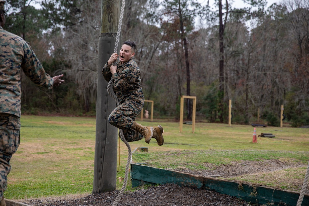 DVIDS - Images - Lance Corporal Seminar takes on the Confidence Course ...