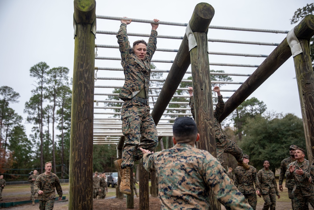 Lance Corporal Seminar takes on the Confidence Course