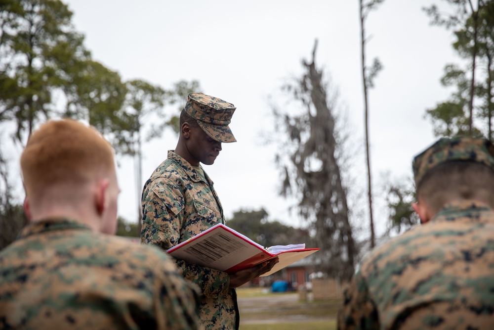 Lance Corporal Seminar takes on the Confidence Course