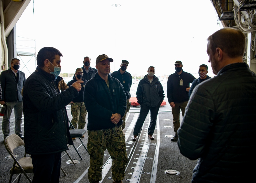 USFF Deputy Commander Visits USS Normandy